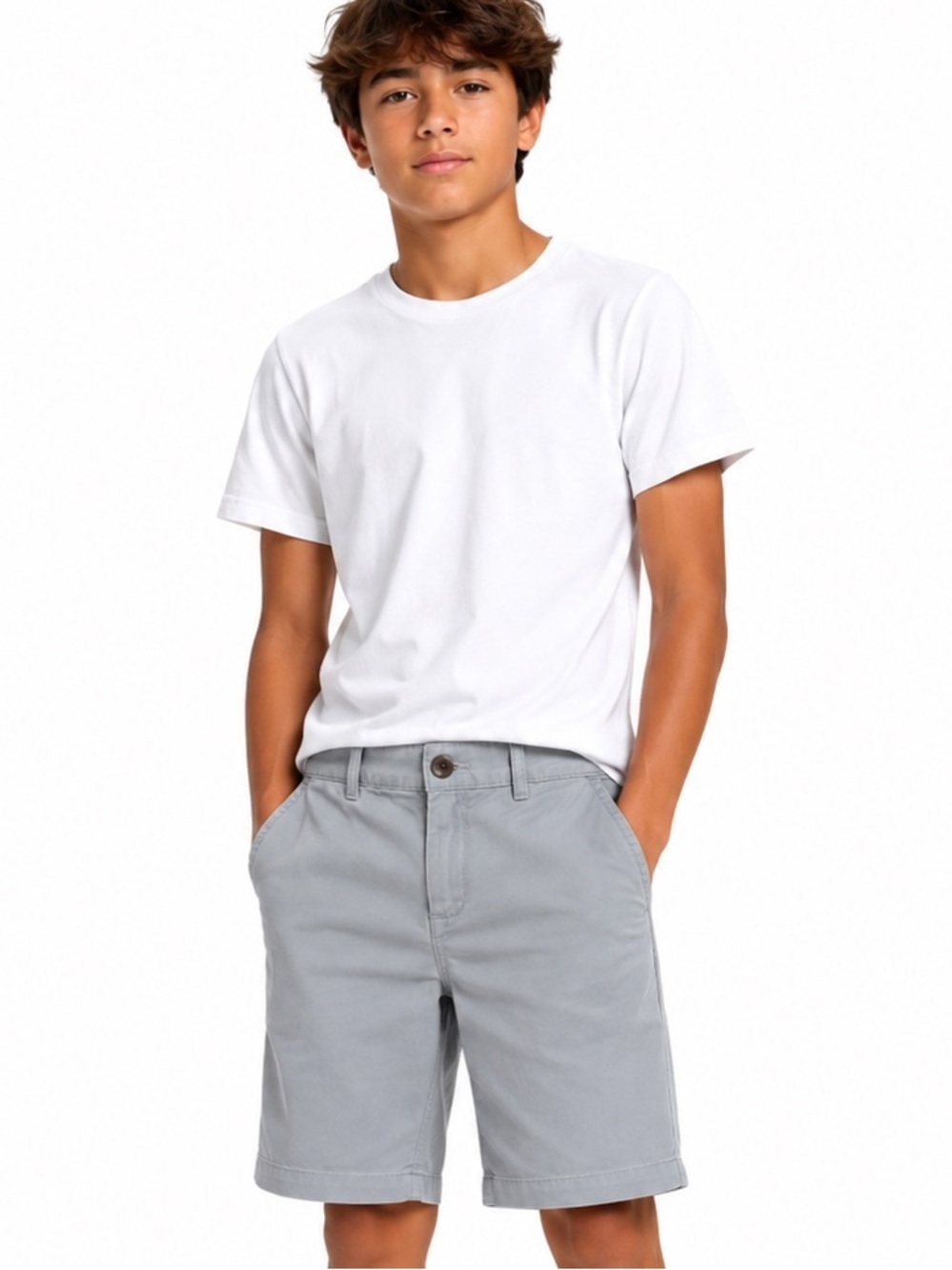 The Children’s Place Boy’s Cotton Gray Shorts Size 14